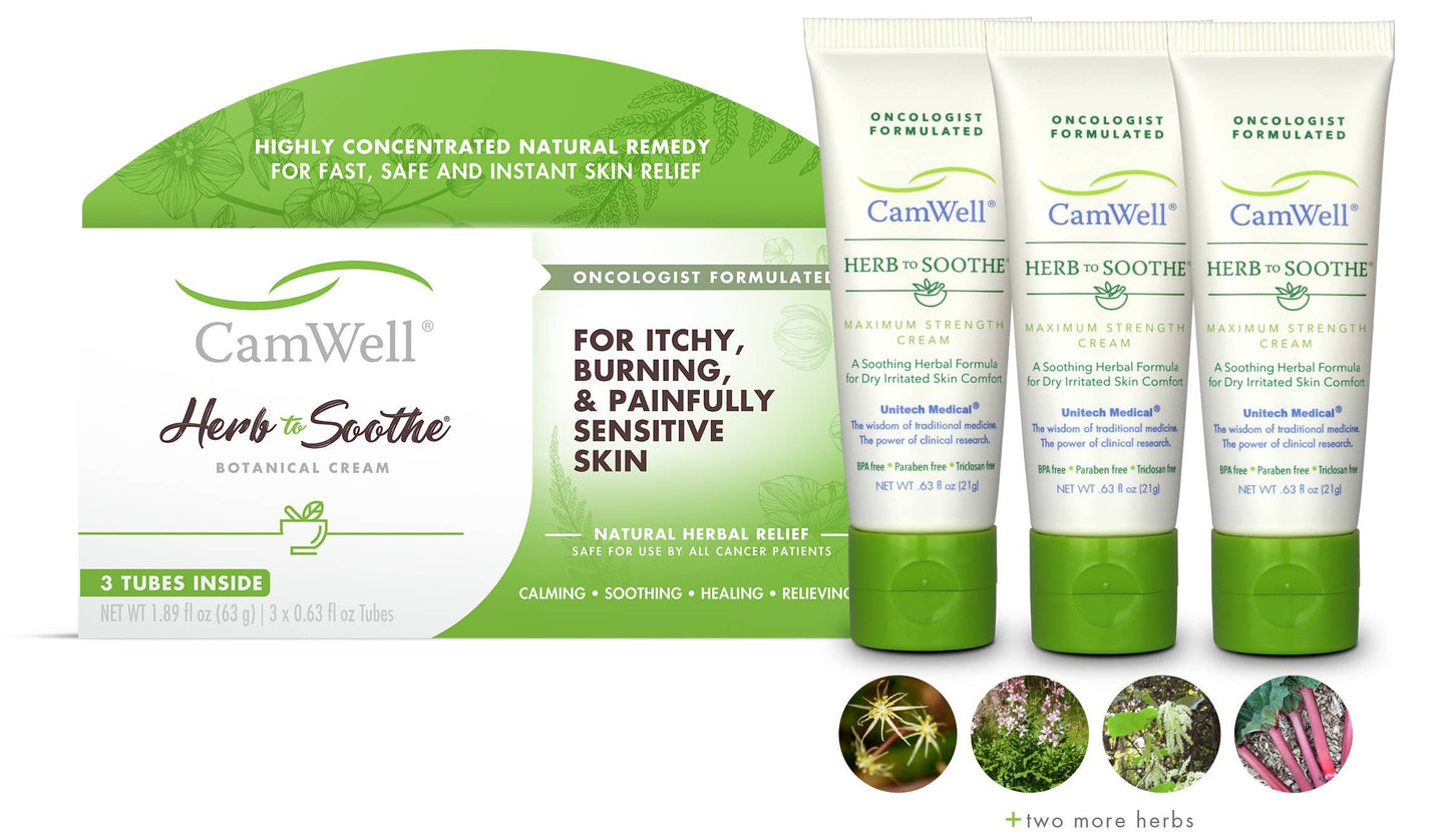 Natural Radiation Cream CamWell Herb to Soothe Burn Relief