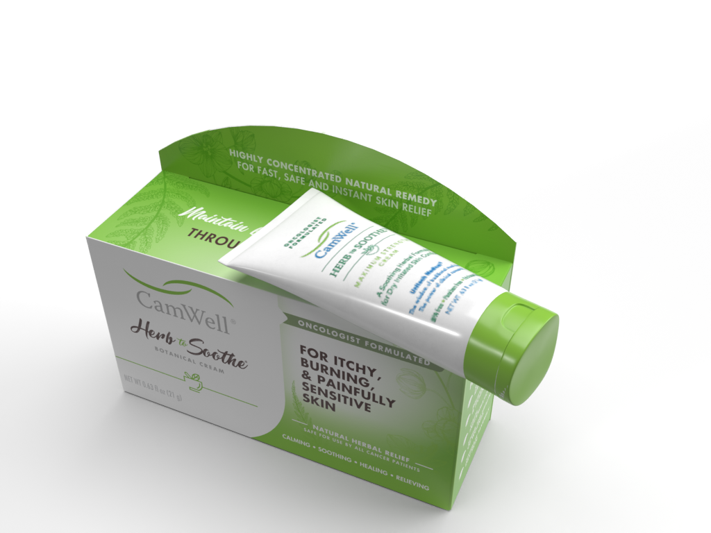 Natural Radiation Cream CamWell Herb to Soothe Burn Relief