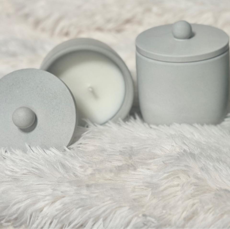 Cement Jar Candles