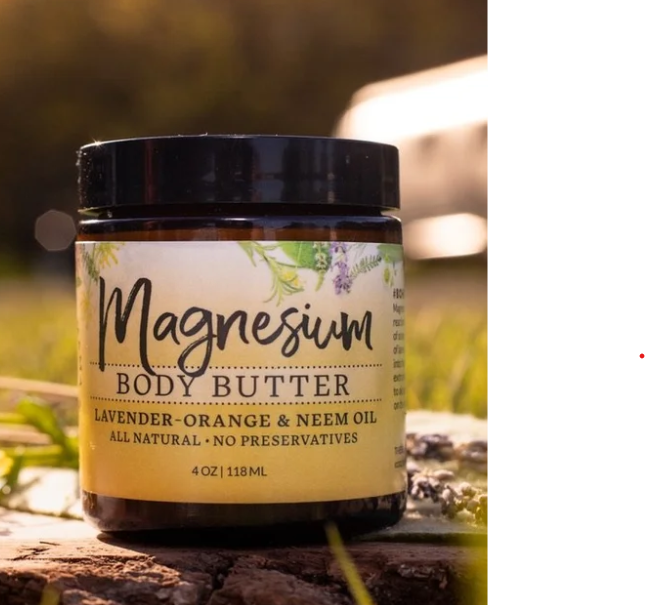 Magnesium Body Butter With Lavender & Orange