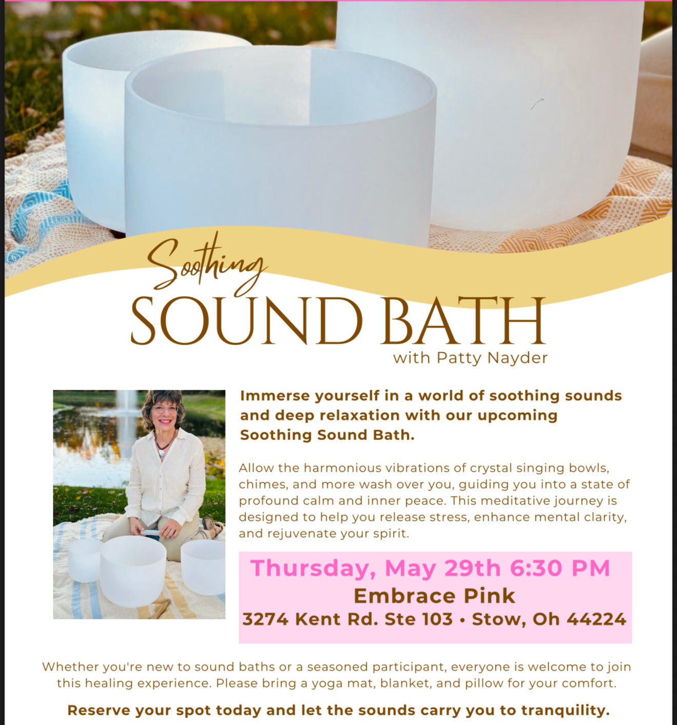 Sound Bath Event