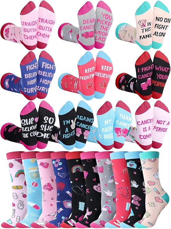 Inspirational Cancer Socks