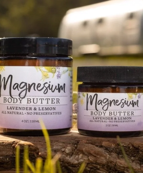 Magnesium Body Butter With Lavender & Lemon